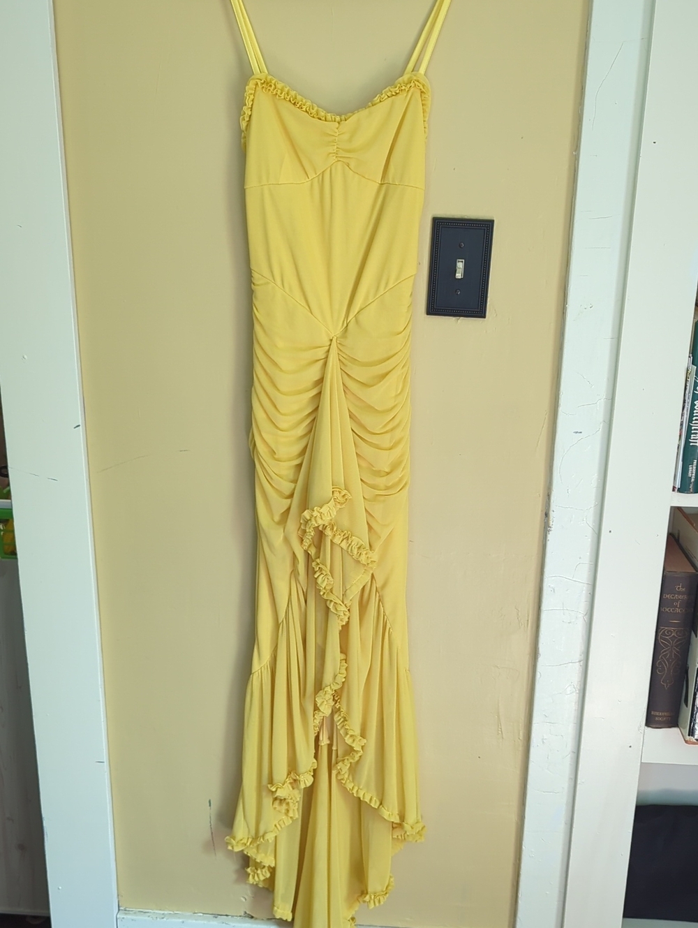 Yellow Spaghetti Strap Dress
